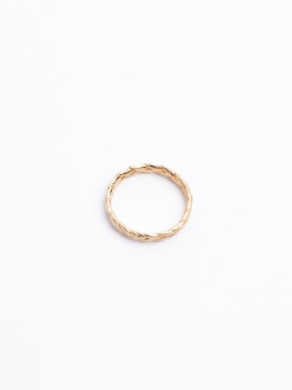Twisted braid prsten