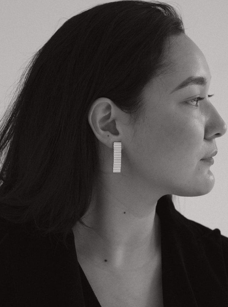 Organic large earrings